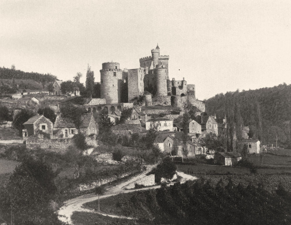 LOT-ET-GARONNE. Château de Bonaguil 1903 old antique vintage print picture